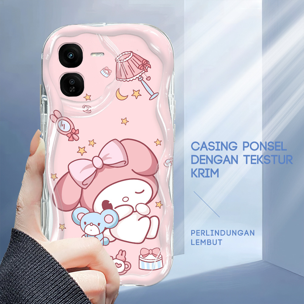 ปลอก Hp สําหรับ VIVO iQOO Z9X 5G กรณี Kesing ปกป้องโทรศัพท์ C6-6044 NY