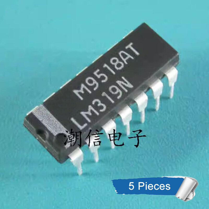 5pcs LM319N DIP14 LM 319 N LM319AN DIP-14 Dual Comparator ชิป IC ใหม่เดิม