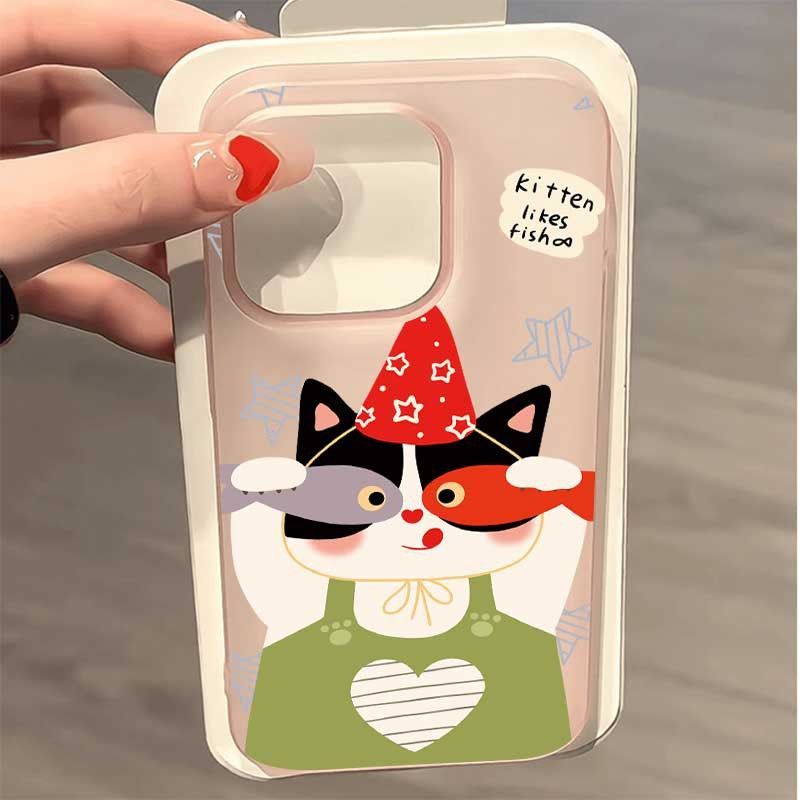 Fish Cat Casing Hp Vivo Y21D Y19S Pro V50 V60 Lite Y400 Y28 Iqoo Z10R 5G Y29 5G Y27 Y17 Y03 Iqoo Z10