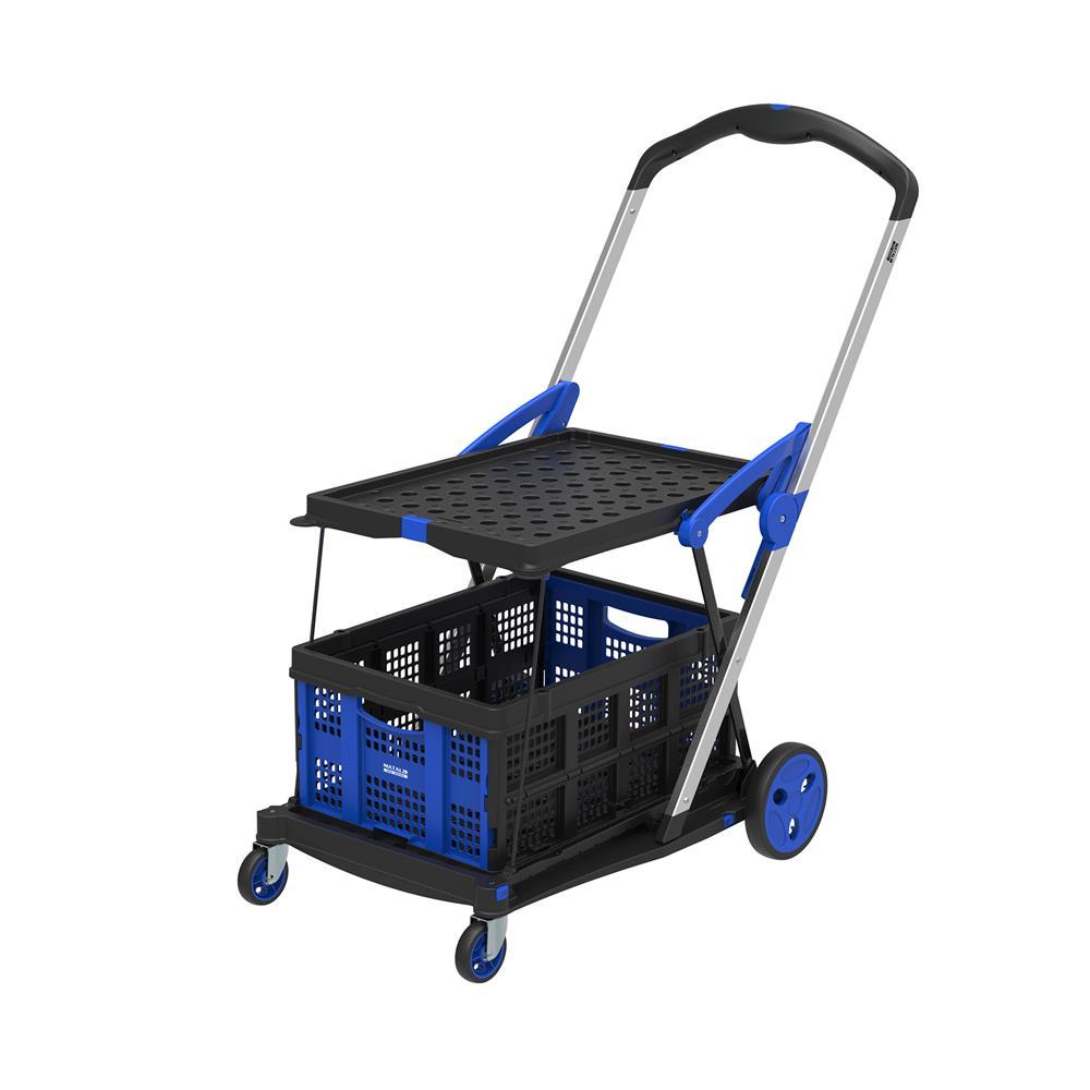MATALL PRO รถเข็นอเนกประสงค์พับได้ FW-99G 50 กก. สีน้ำเงิน - ดำ จัดส่งโดย HomePro