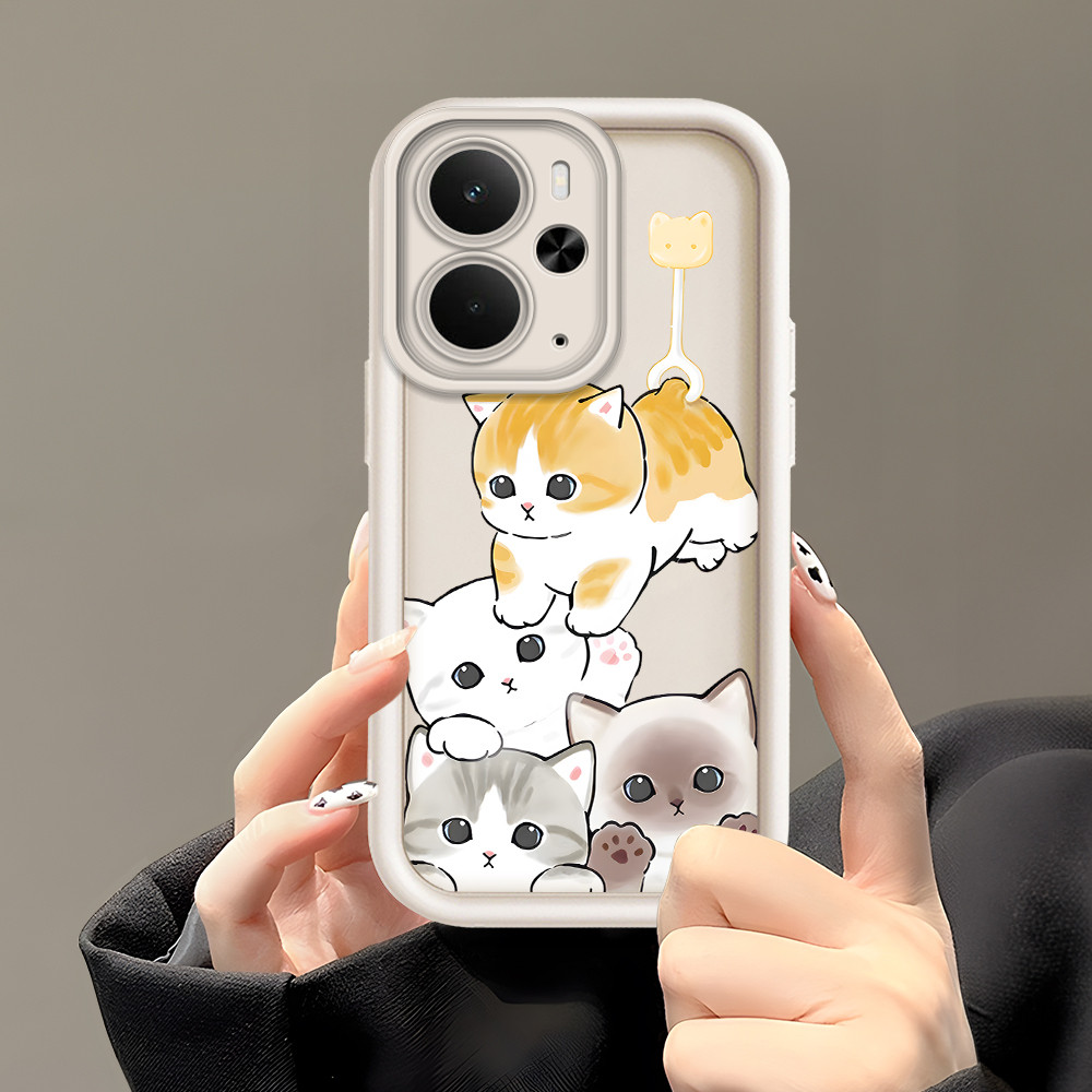 ปลอก Hp สําหรับ Realme 14 14T 5G เคส Kesing ปกป้องโทรศัพท์ TY DLJ C824 ดอกไม้