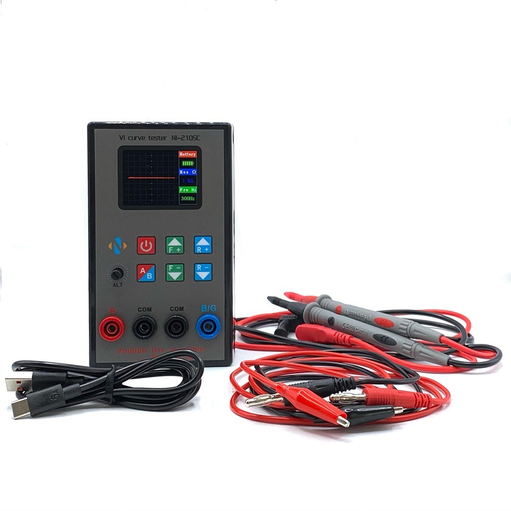 WIK HOT หน้าจอสีแบบ Dual-Channel Analog Feature Analyzer VI Curve Tester Fault Tester