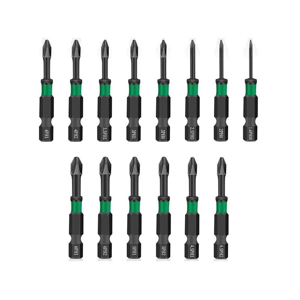 WIK HOT ชุดดอกไขควง 14 ชิ้น 50 มม. PH00 PH0 PH1 Cross ดอกไขควง