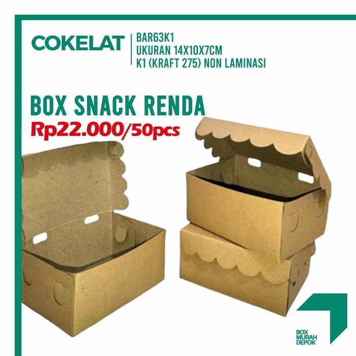 NEWs SNACK BOX CONTENTS 50 ชิ้น ขนาด 14x10x7 CM (BAR63K1)