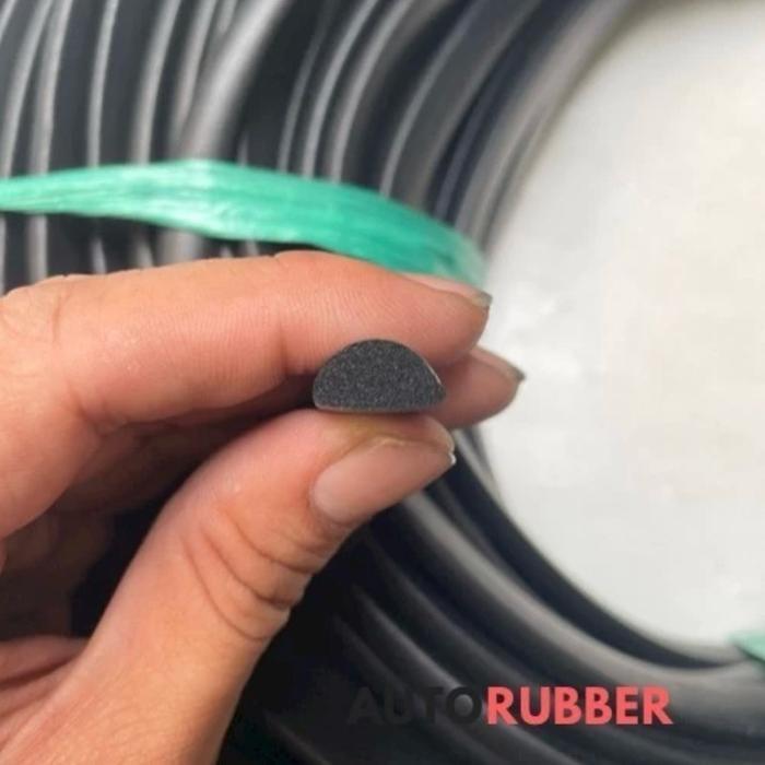 NEWs ยางประตูฟองน้ํายางฟองน้ําครึ่งวงกลม Damper ประตูแผงยาง 12 X 7 มม