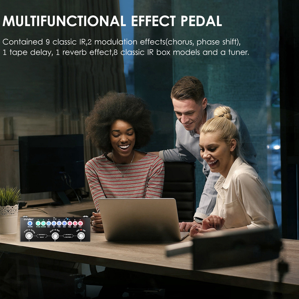 [คลังสินค้าพร้อม] CUVAVE CUBE BABY กีตาร์ไฟฟ้ามัลติฟังก์ชั่นแบบพกพารวมเอฟเฟกต์เหยียบพร้อมการเล่นเพลง