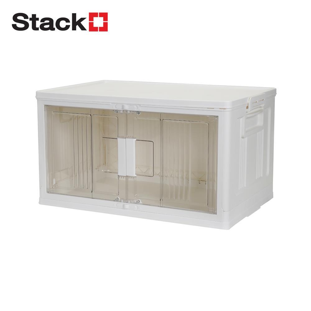 STACKO กล่องบานเปิด SUNA SIZE M 54x34.6x29.5 ซม. สีขาว จัดส่งโดย HomePro