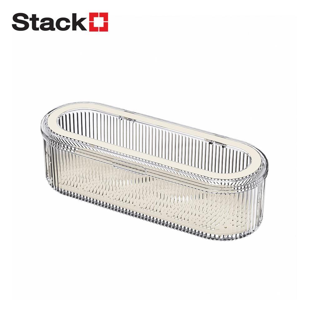 STACKO กล่องจัดเก็บเครื่องสำอาง BREIS 27.2x11x8.2 สีใส จัดส่งโดย HomePro