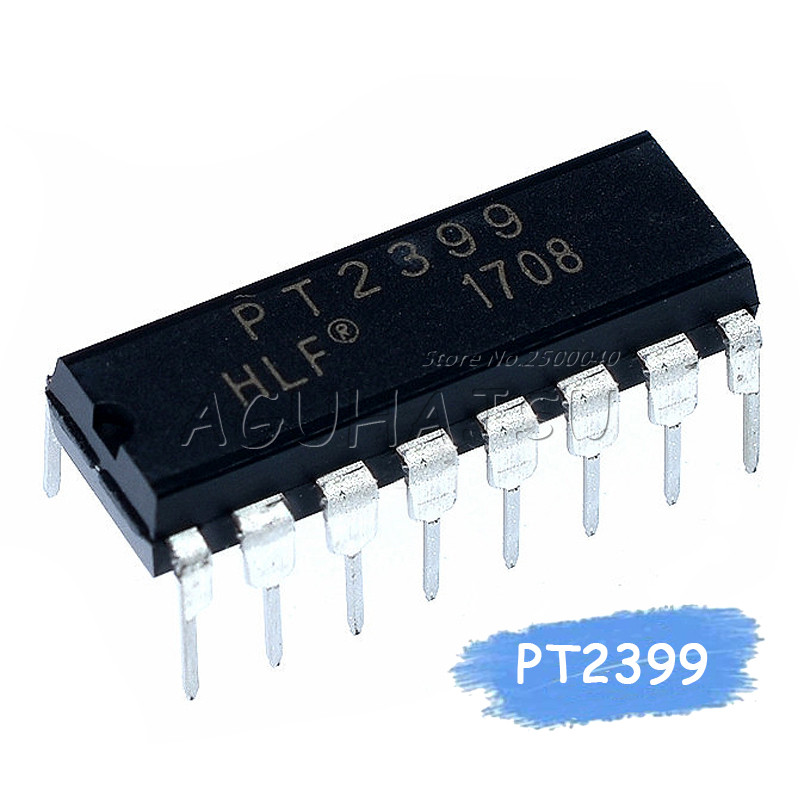 HT-10 ชิ้น/ล็อต PT2399 CD2399GP เสียงดิจิตอลก้องวงจร Manifold IC DIP ใหม่เดิม