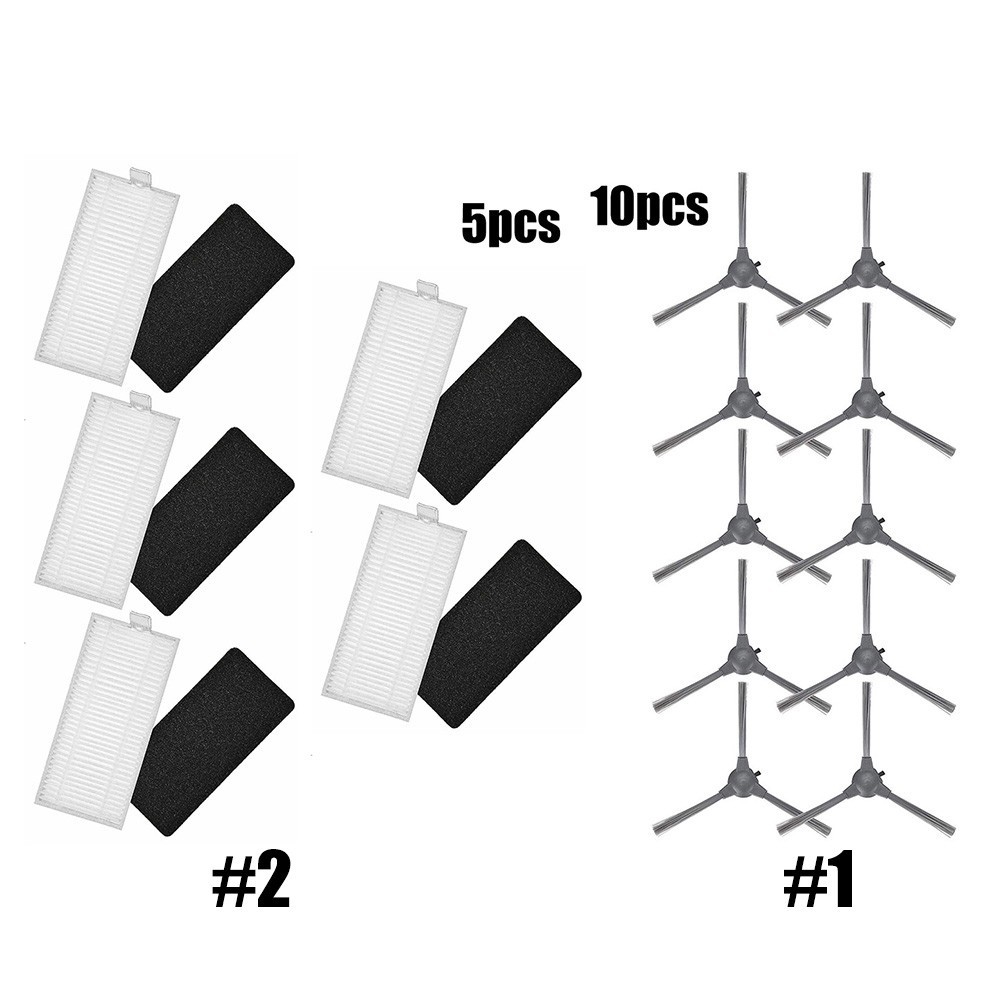 [DML] ชุดตัวกรองแปรงด้านข้างสําหรับ BG600 BG700 BG800 เครื่องดูดฝุ่นหุ่นยนต์