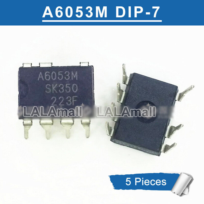 5pcs A6053M DIP-7 STR-A6053M DIP7 Offline PWM Switching Power Supply ชิป IC