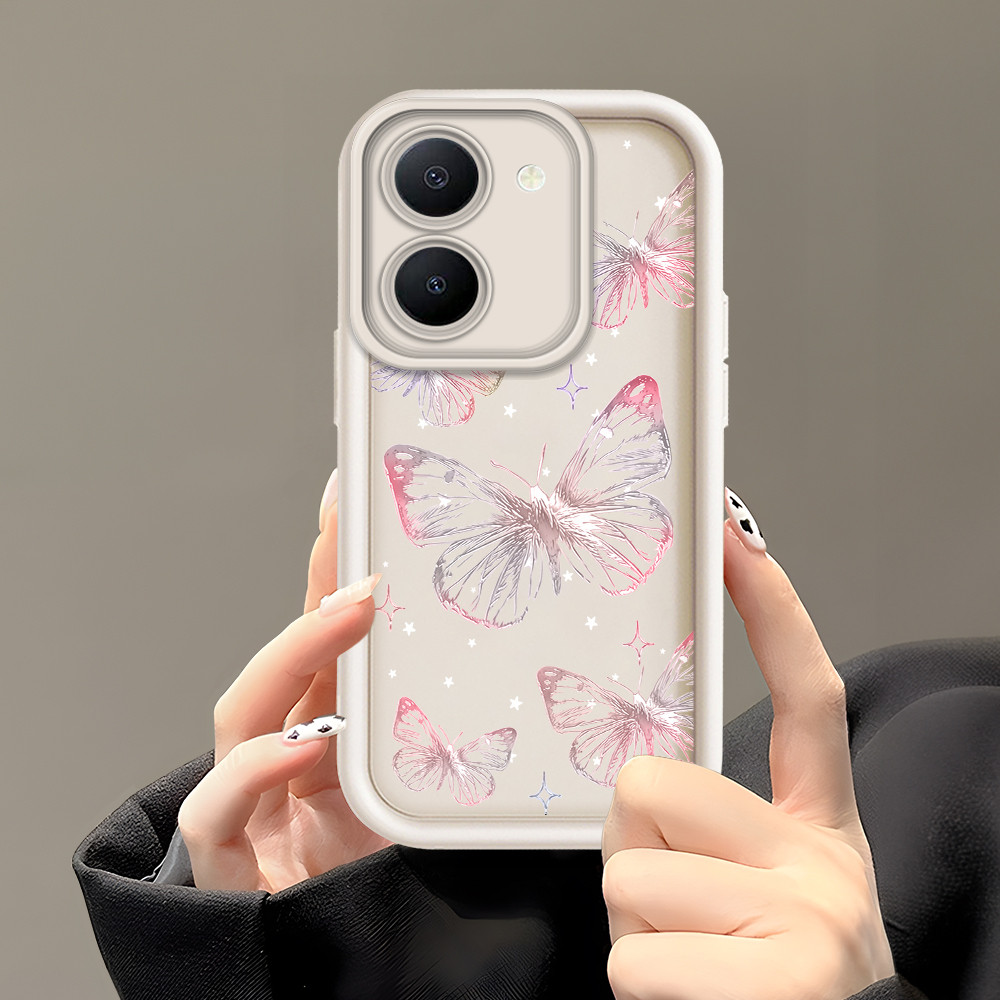 HP เคสโทรศัพท์สําหรับ VIVO Y27 Y27S Y36 4G 5G กรณีปกป้องโทรศัพท์ TY DLJ C8-4800 ดอกไม้