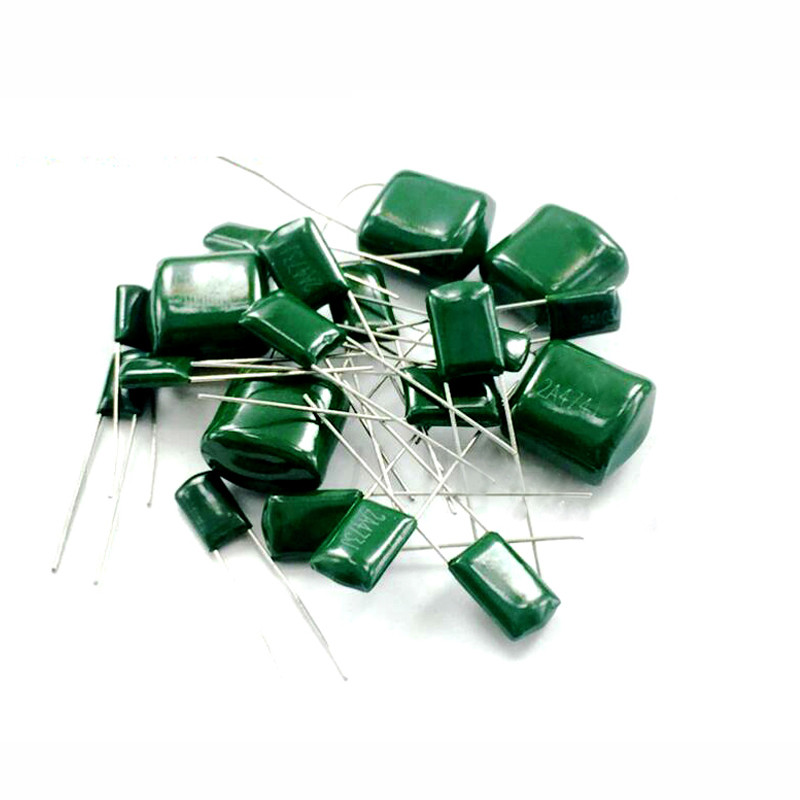 50PCS 2A473J 5 มม.100V 47nF 473 2A473 โพลีเอสเตอร์ฟิล์มตัวเก็บประจุ