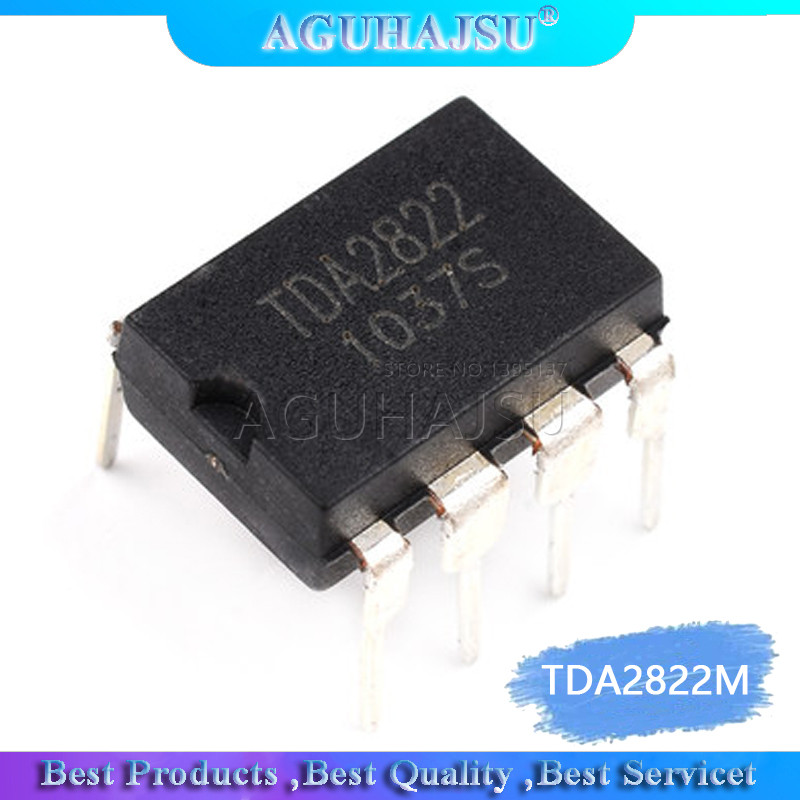 10PCS TDA2822M DIP8 TDA2822 DIP 2822M DIP 8 ใหม่และต้นฉบับ IC