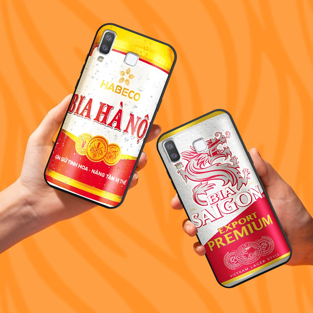 เคส Samsung A8 Star / A9 Star พิมพ์ลายภาพแบรนด์เบียร์ชื่อดังทั่วประเทศ