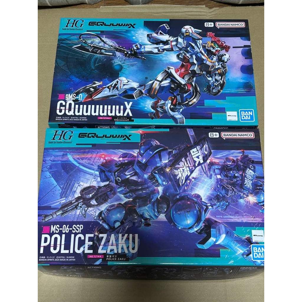 【Direct from Japan】[สินค้าใหม่, ไม่ได้ประกอบ, HG] ชุด GQuuuuuX & POLICE ZAKU 2 ชิ้น【Japan Exclusive】