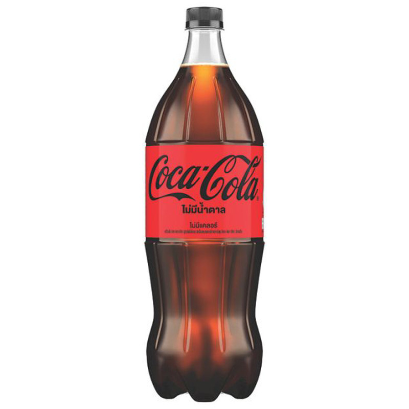 โค้กไม่มีน้ำตาล 1.5ลิตร Coke Soft Drink Zero Sugar 1.5ltr. [หมายเลขบาร์โค้ด 8851959143070]