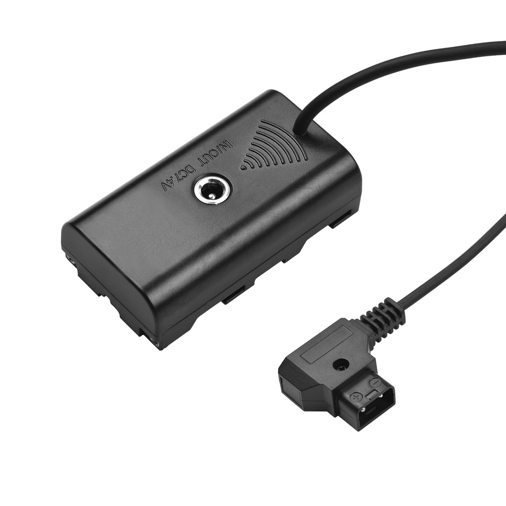 [คลังสินค้าพร้อม] D-Tap to NP-F550 F570 Dummy Battery Coupler Adapter พร้อมอินพุตไฟ DC 7.4V/เอาต์พุต
