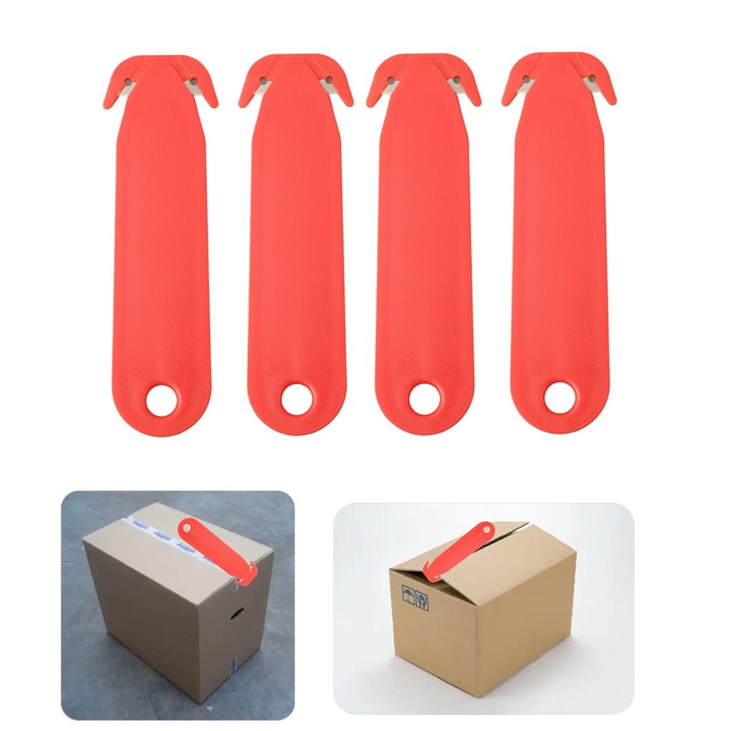 GOOD4PCS Double-edge Safety Box Cutter Blade Multi Tool Film Cutting Paper Cutter