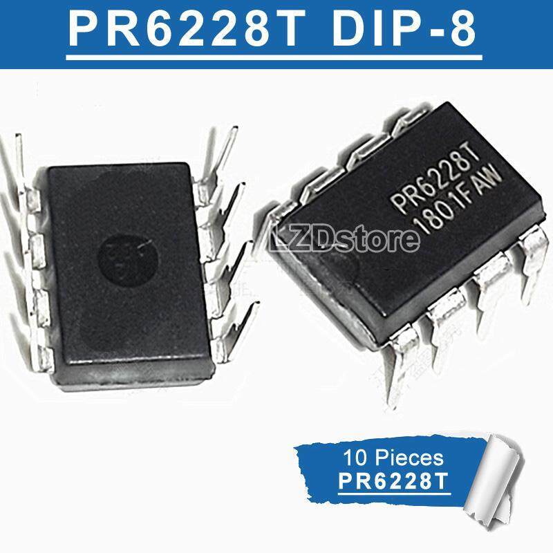 10pcs PR6228T DIP-8 PR6228 DIP8 6228T DIP Power Switch Integrated Controller ชิป