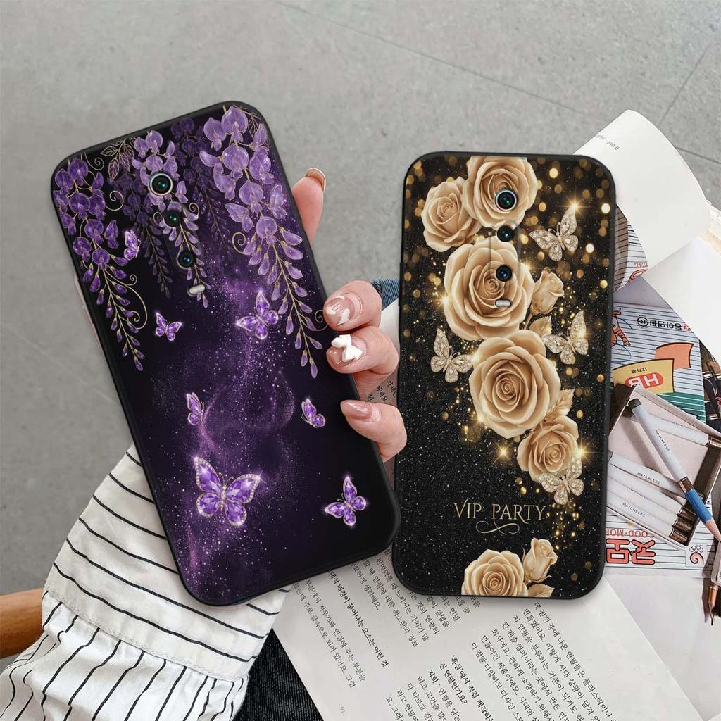 เคส Xiaomi Redmi K20 / K20 Pro / Mi 9T Pro พร้อมพิมพ์ลายหรูหรา เป็นประกาย ความงาม