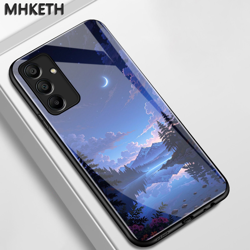 เคสสำหรับ Samsung A15 4G A15 5G A16 5G A13 5G A24 A54 A55 A34 A35 5G A13 Lite A14 5G เคสโทรศัพท์แก้วใหม่