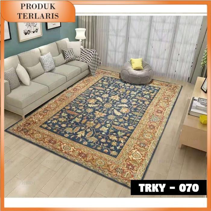 NEWs TURKEY ใหม่ล่าสุด 2 เมตร x 1.4 เมตร ต้นฉบับนําเข้า TURKEY CARPET คุณภาพที่เหนือกว่า