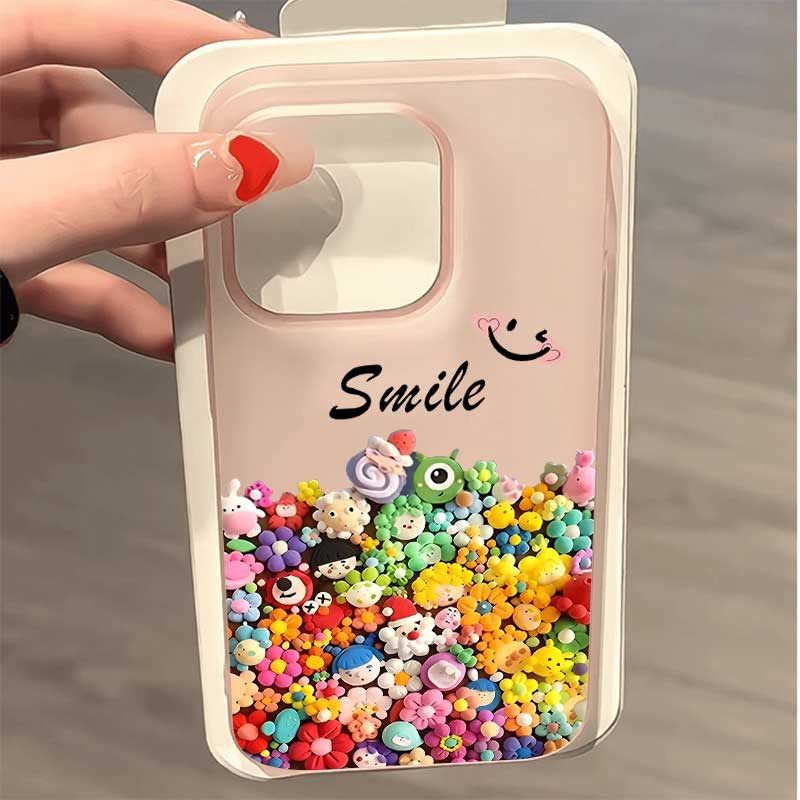 โฮโลแกรมการ์ตูนกรณีVivo Y21D V50 Y400 V60 Lite Y19S Pro Y12 Y29 5G Y75 Y27 Y20S Y36 Y18 V40 Y03 T1 I