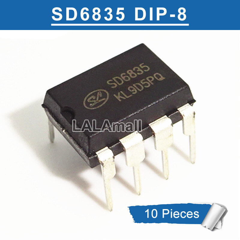 10pcs SD6835 DIP-8 6835 S06835 DIP8 ชิปการจัดการพลังงาน IC ใหม่เดิม