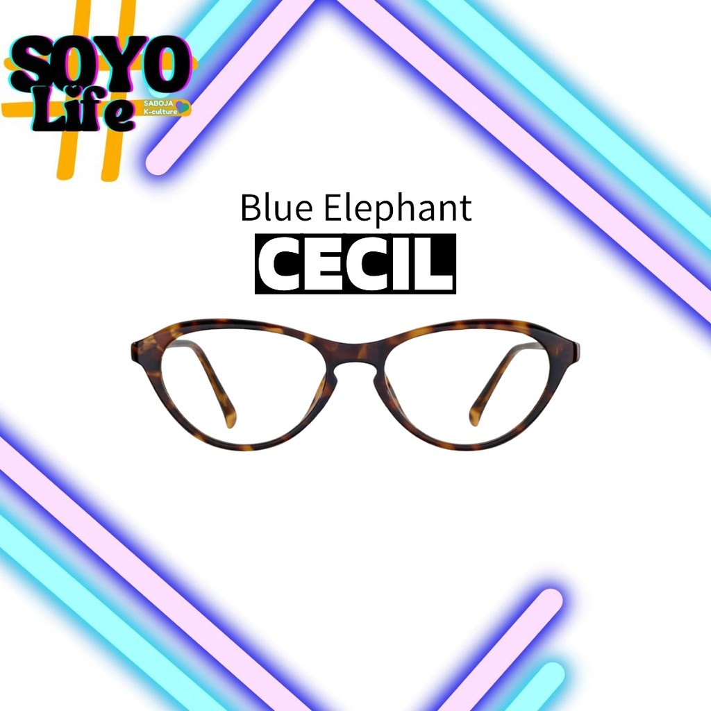 แว่นกันแดด CECIL LEOPARD สไตล์เกาหลี