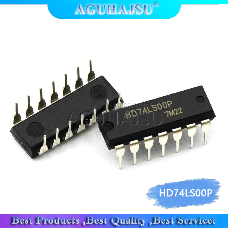 10PCS HD74LS00P DIP14 HD74LS00 DIP SN74LS00N 74LS00 SN74LS00 DIP 14 ใหม่และต้นฉบับ IC