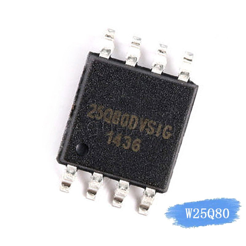 HT-10 ชิ้น/ล็อต W25Q80BVSIG 25Q80BVSIG 25Q80BVSIG W25Q80 BVSIG 25Q80 SOP8 ชิป 100% ทํางานคุณภาพดี IC