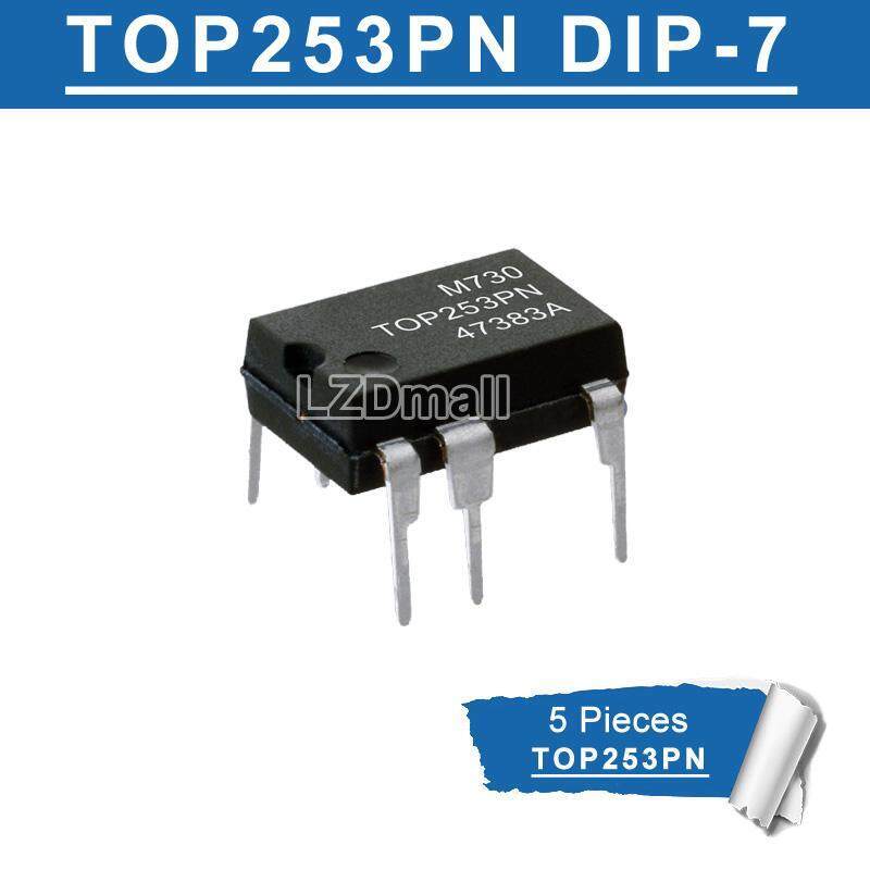 5 ชิ้น TOP253PN DIP-7 TOP253P DIP7 ชิปการจัดการพลังงาน IC ใหม่เดิม