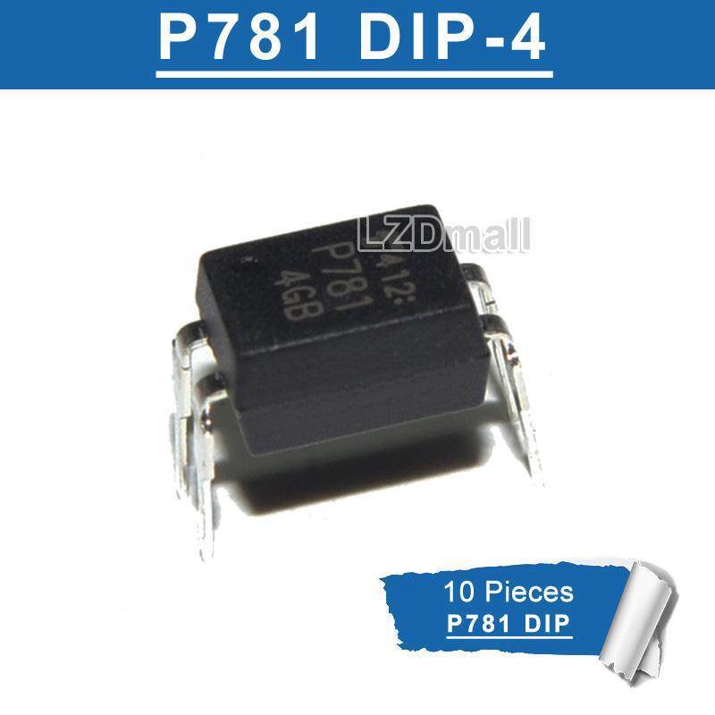 10pcs P781 DIP-4 TLP781 TLP781GB P781GB P781GR DIP4 DIP Photoelectric Coupler ใหม่เดิม