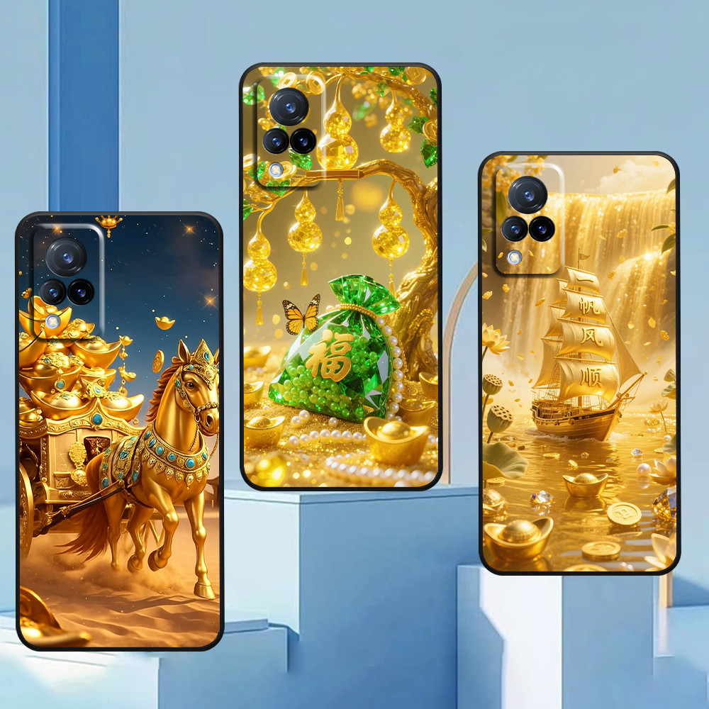 เคส Vivo V21 5G พิมพ์ลายม้าและม้าเฉพาะ