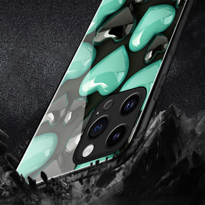 เคสสำหรับ VIVO V40 5G V40 Pro 5G เคสโทรศัพท์แก้วลายความรักส่วนตัว - รูปที่ 3