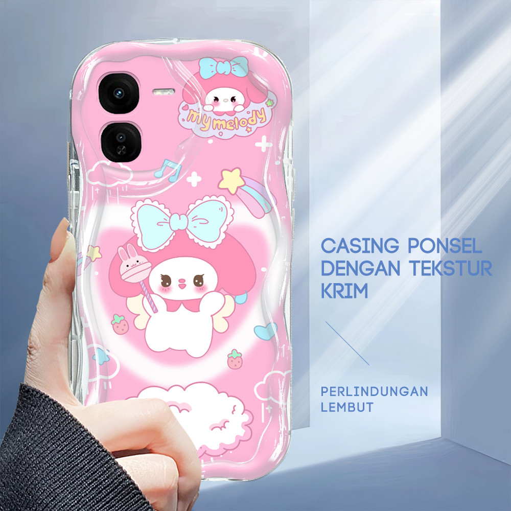 ปลอก Hp สําหรับ VIVO iQOO Z9X 5G กรณี Kesing ปกป้องโทรศัพท์ C6-3747 NY