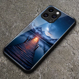 เคสสำหรับ Samsung A52 5G A52s 5G A53 5G A23 A32 M32 A33 A73 A72 5G เคสโทรศัพท์แก้วออกแบบภาพประกอบภูมิทัศน์แบบใหม่