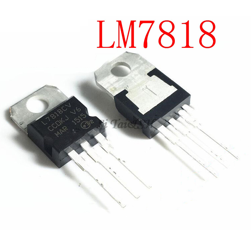 HT-10PCS L7818CV L7818 ถึง 220 TO220 7818 LM7818 MC7818 แรงดันไฟฟ้าหัวควบคุมหลอดใหม่เดิม