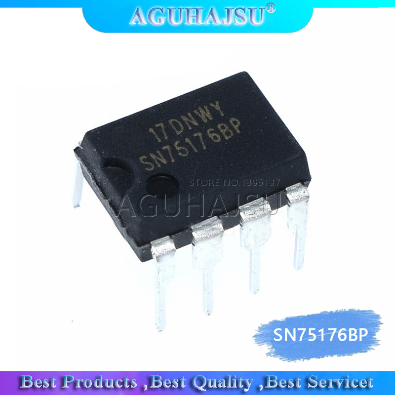 10PCS SN75176BP DIP8 SN75176 DIP 75176 DIP 8 IC ใหม่และต้นฉบับ