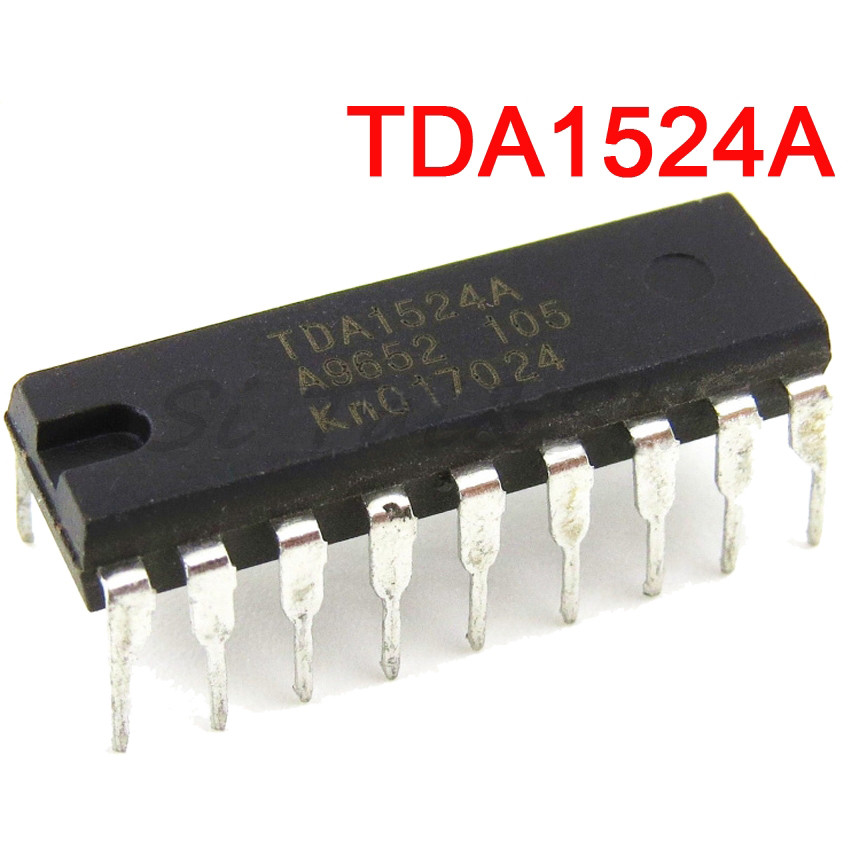 HT-10 ชิ้น/ล็อต TDA1524A TDA1524 DIP 18 สเตอริโอโทน/วงจรควบคุมระดับเสียง