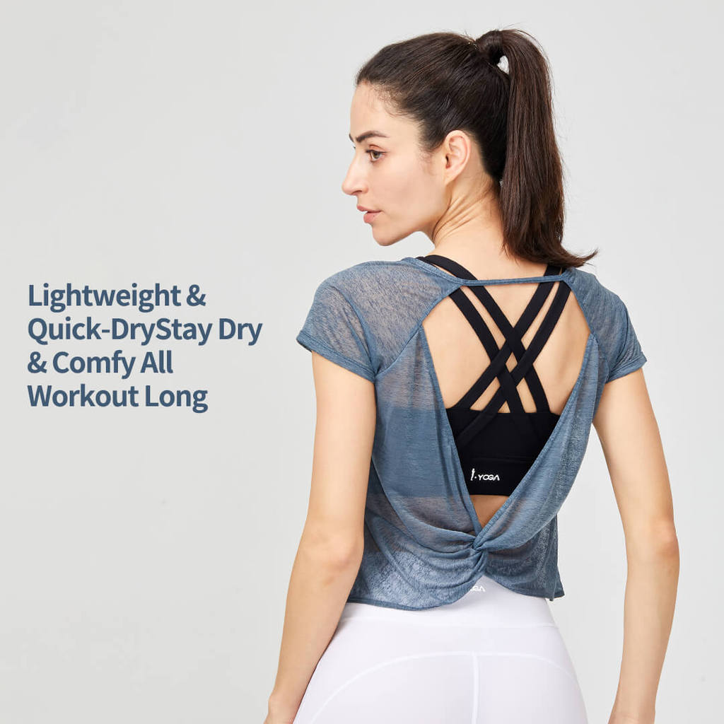 สวยเซ็กซี่! เสื้อตาข่ายซีทรู ใส่ทับสปอร์ตบรา Yoga Street Style เสื้อคลุมกันยุง ผ้าเบาสบาย แห้งไว OOTD สไตล์เกาหลี