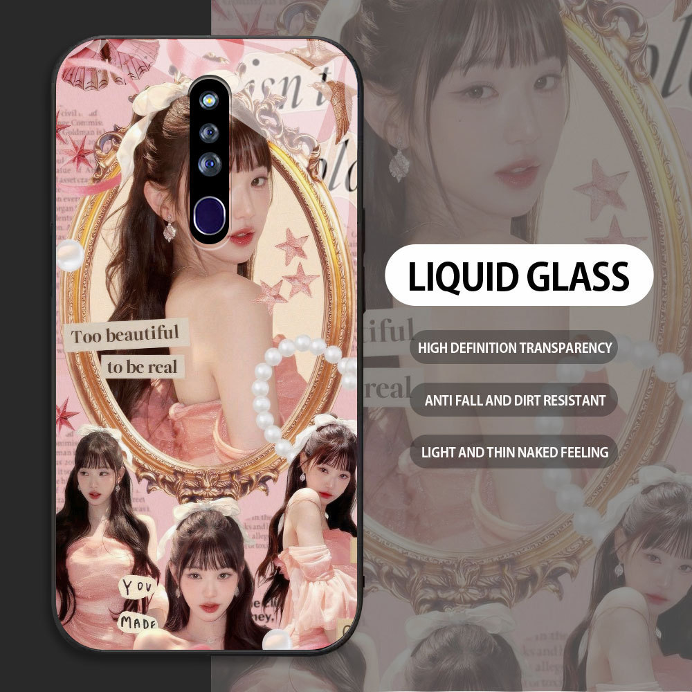 กระจกนิรภัยสําหรับ OPPO F5 F7 R19 F15 F9 F11 F17 F19 F21 PRO 5G F19S โทรศัพท์มือถือรูปแบบ IVE Jang W