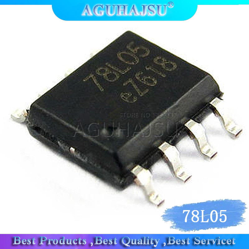 10 ชิ้น/ล็อต SMD 78L05 p ตัวควบคุม 0.1A + 5.0V SOP8 เดิมแท้