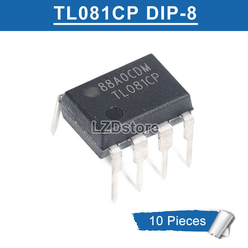 10pcs Original TL081CP DIP8 TL 0801 CP DIP TL081 DIP-8 JFET อินพุต OP AMP ชิป IC ใหม่
