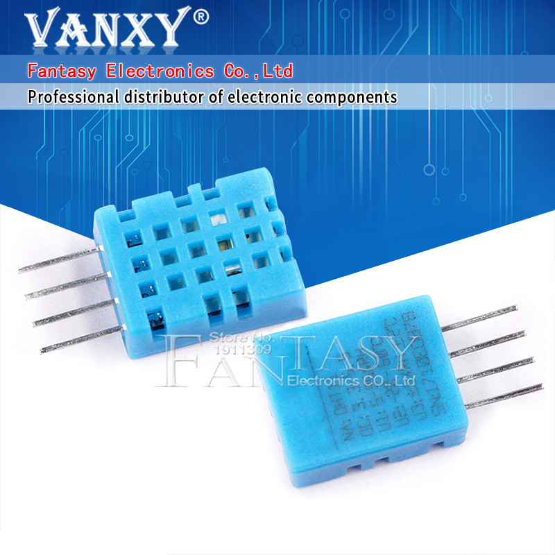 1 ชิ้น DHT11 DHT 11 เซ็นเซอร์อุณหภูมิและความชื้นแบบดิจิตอล DIY KIT