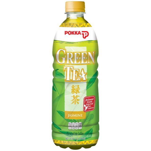 🎅🏻 พอคคาชาเขียวเครื่องดื่มกลิ่นมะลิ 500มล. [8888196173324] 🎄 Pokka Jasmine Green Tea 500ml. 🌺 ชา 🌾 T