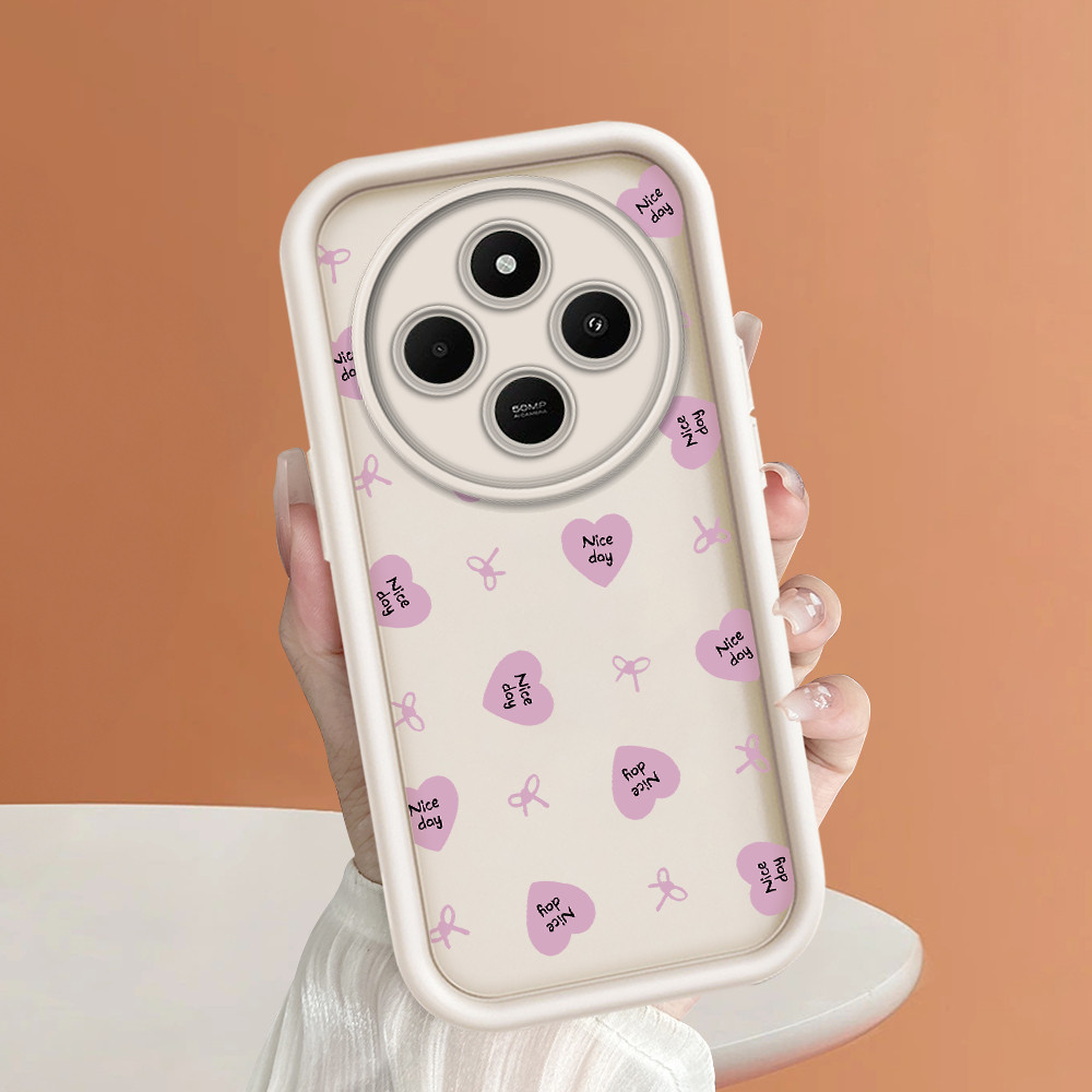 ปลอก Hp สําหรับ Xiaomi Redmi 14C Poco C75 กรณี Kesing ปกป้องโทรศัพท์ TY DLJ C8-3421 ดอกไม้