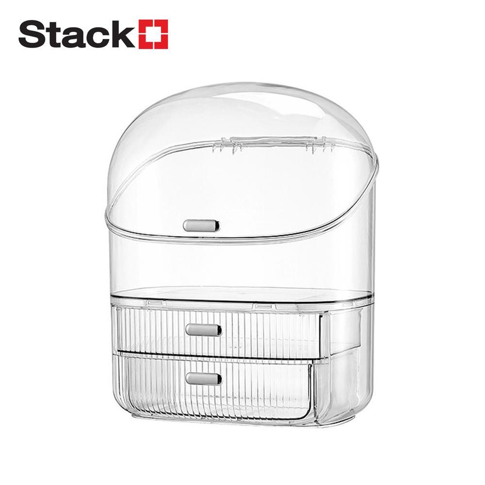 STACKO กล่องลิ้นชักจัดเก็บเครื่องสำอาง BREIS 30x20.5x37.5 สีใส จัดส่งโดย HomePro