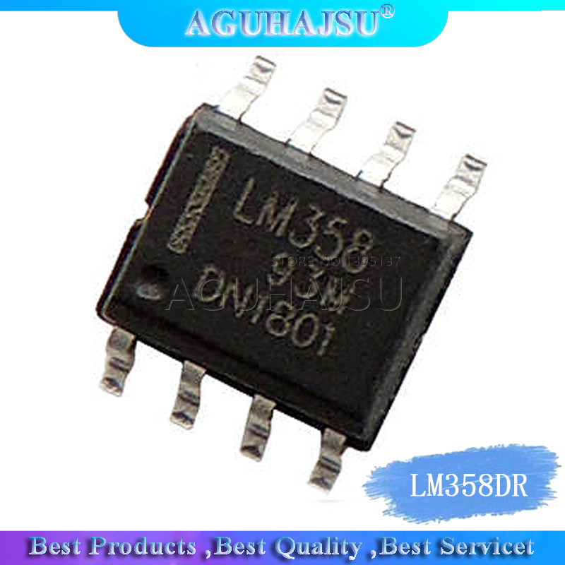 50PCS LM358DR SOP8 LM358 SOP LM358DT SOP 8 SMD LM358DR2G IC ใหม่และต้นฉบับ